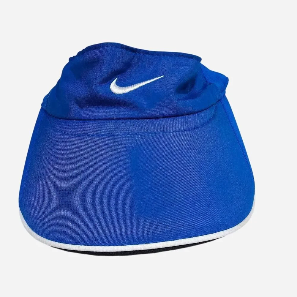 Nike White and Blue Hat